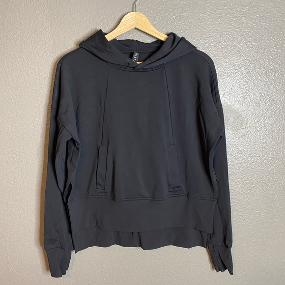 Athleta Tops - Athleta Black Mission Hoodie